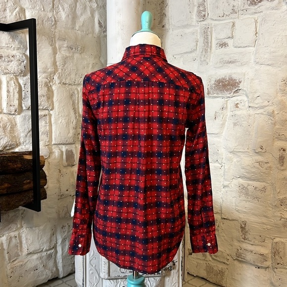 Uniqlo | Polka Dot & Plaid Flannel - Picture 5 of 6